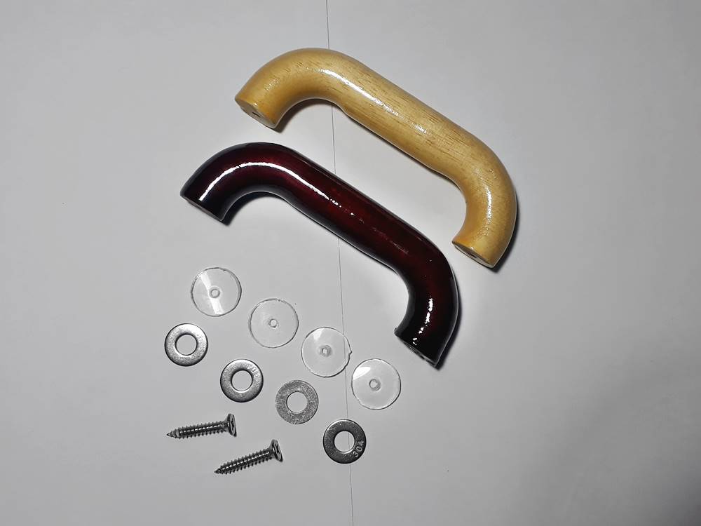 Kit Alça de Madeira 96mm para Canecas