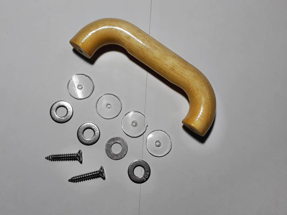 Kit Alça de Madeira 96mm para Canecas - Imagem 3