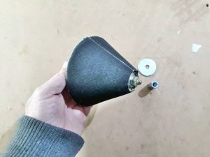 Cone Gande para Lapidar Borda Interna de Copos Artesanais